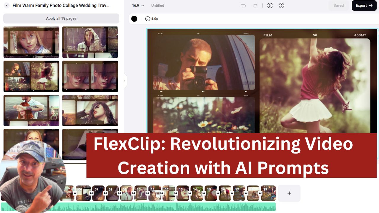 flexclip using AI